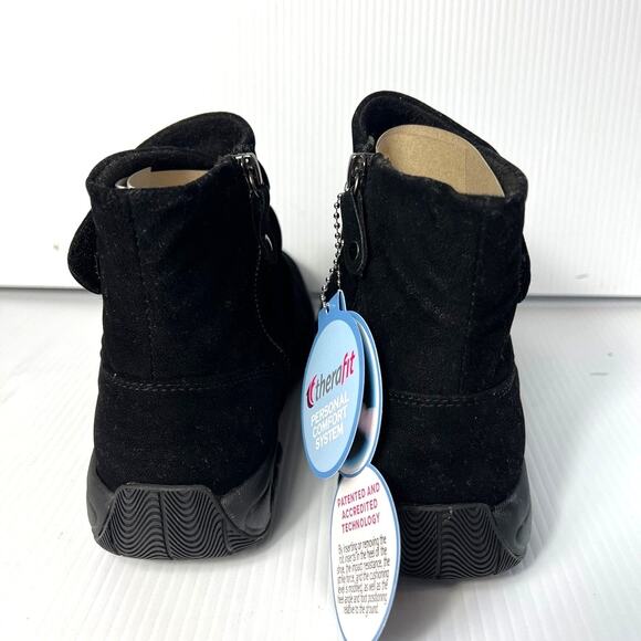 New Therafit Nadia Women Ankle Boot Bootie Black Comfort Cushion EU 38 US 7.5-8 - Picture 6 of 12